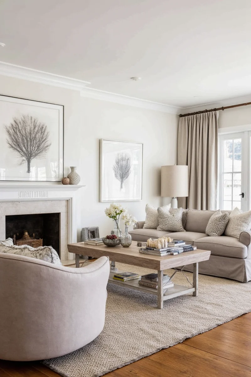 Kid-friendly living room layout