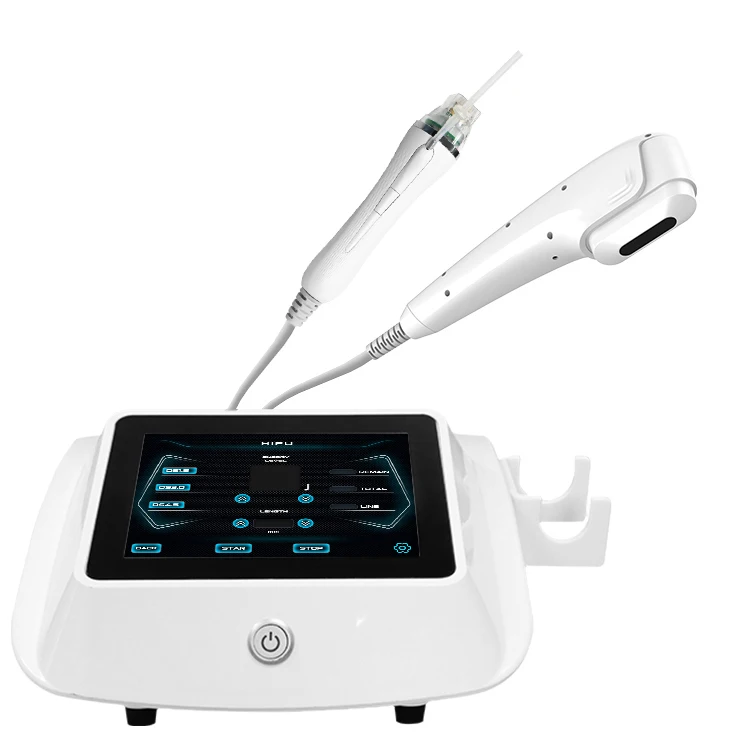 

2022 new 2 in 1 portable 7d cartridge hifu radiofrecuencia facial skin tightening rf microneedling smas lifting 7d hifu machine