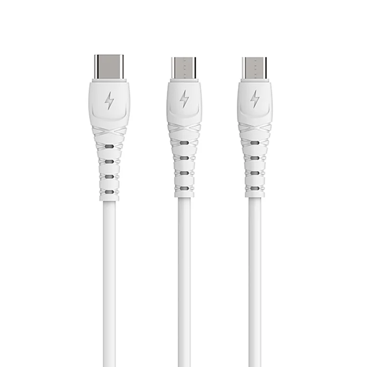 

Devia Top quality USB data charging type c android cable, White