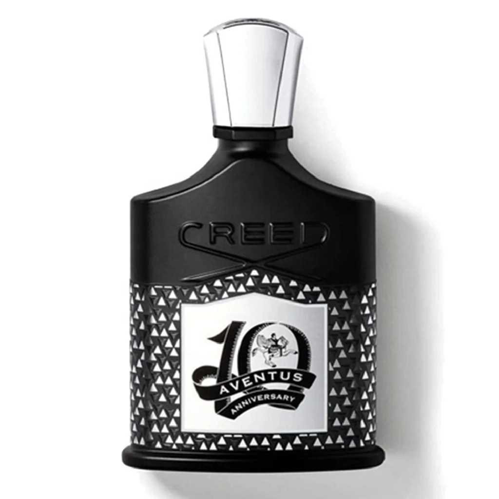 

New Creed aventus 10th Anniversary Perfume 100ML 3.4 fl. oz Eau de Parfum Brand Fragrance Men cologne Long Lasting Smell, Transparent