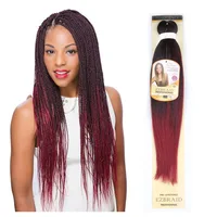 

26inch 90g Pre-stretched ez braid Hair Perm Yaki Jumbo Braids Synthetic Hair Easy Braid hair