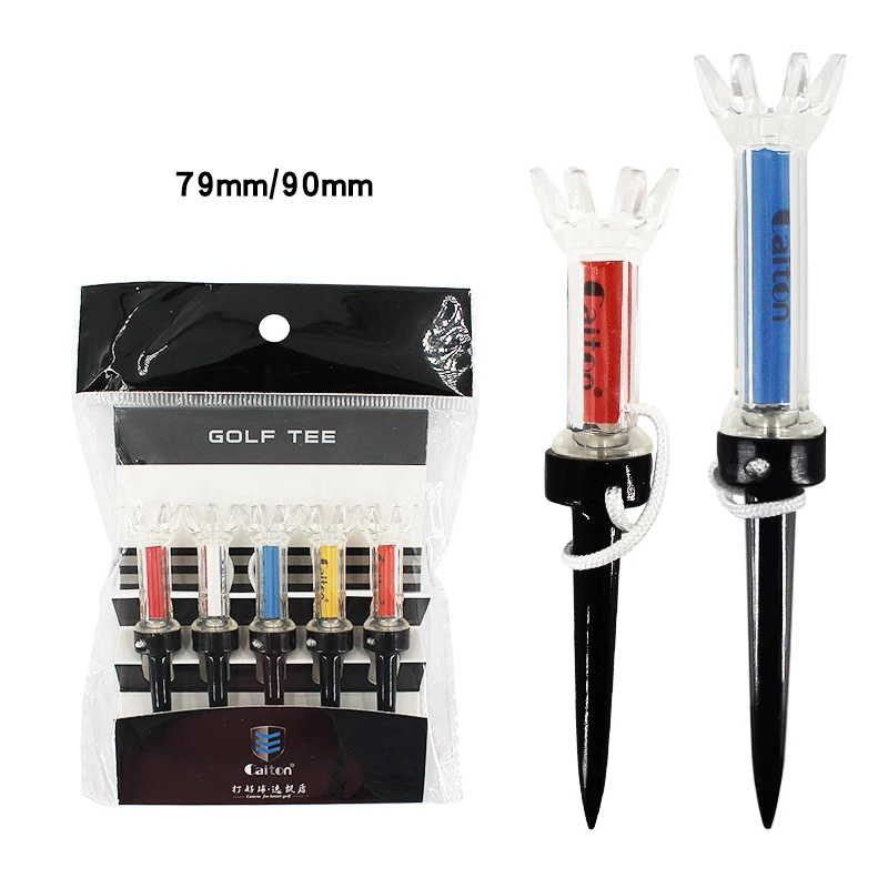 Golf Tees Magnetic for Driver 79mm/90mm Golf Ball Holder Plastic Tee Set Golf Accessories Training Aids