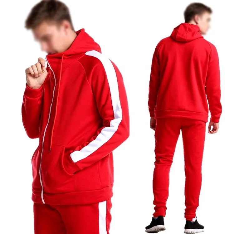 
Custom Spring Autumn Casual Warm Fleece Zipper Up Hoodies Pants 2 Piece Sets Jogging Wear Cheap Sports Tracksuits for Men 