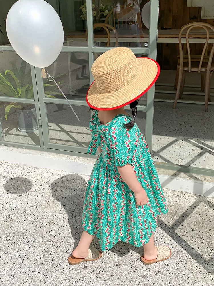 New Adorable Birthday Dress 2 Year Old Girl Clothes Kids Summer Flower