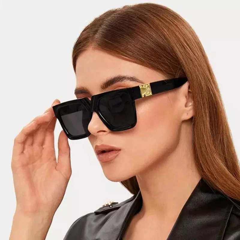 

New Millionaire Sunglasses big square frame fashion trendy Unisex women men sun glasses shades sunglasses 2021