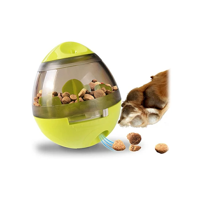 

Professional Egg Design Slow Eating IQ Treat Ball for Small Medium Dogs Pet Treat Dispensing Dog Toy