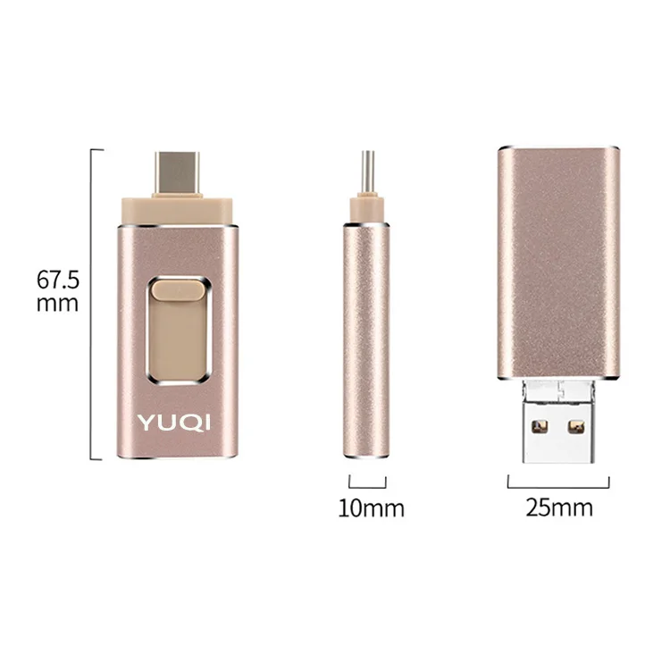 

Dual-use thumb drive pen drive Type C 3.1 memory stick 3 in 1 usb c stick OTG usb flash drive