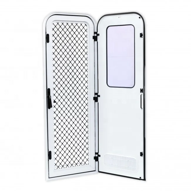 Luxury Rv Caravan Motorhome Entry Adjustable Screen Door Standard