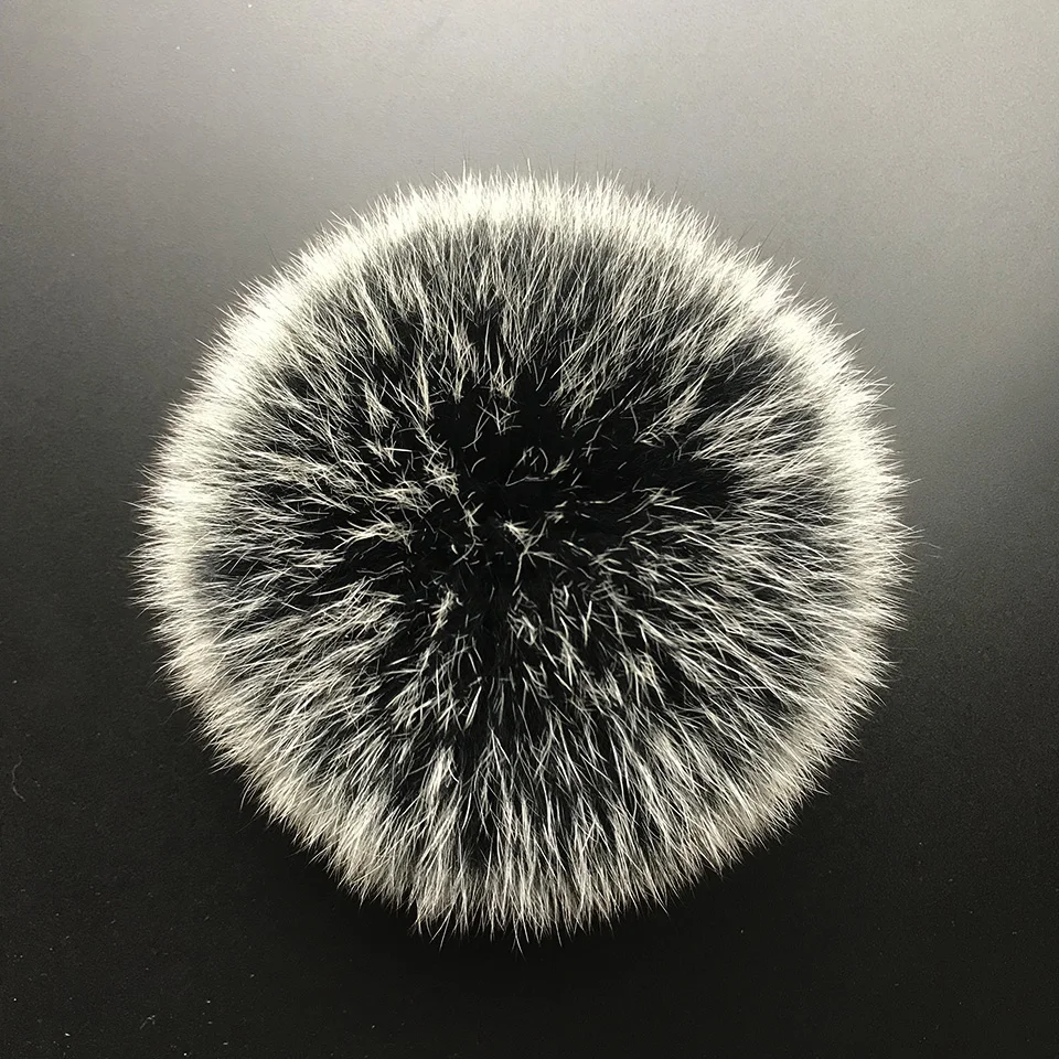 
Real Fox Fur Pompom Genuine Fur Pom Poms Ball for Hats&Caps Big Natural Fur Pompon Ball For Shoes Bags Accessories 