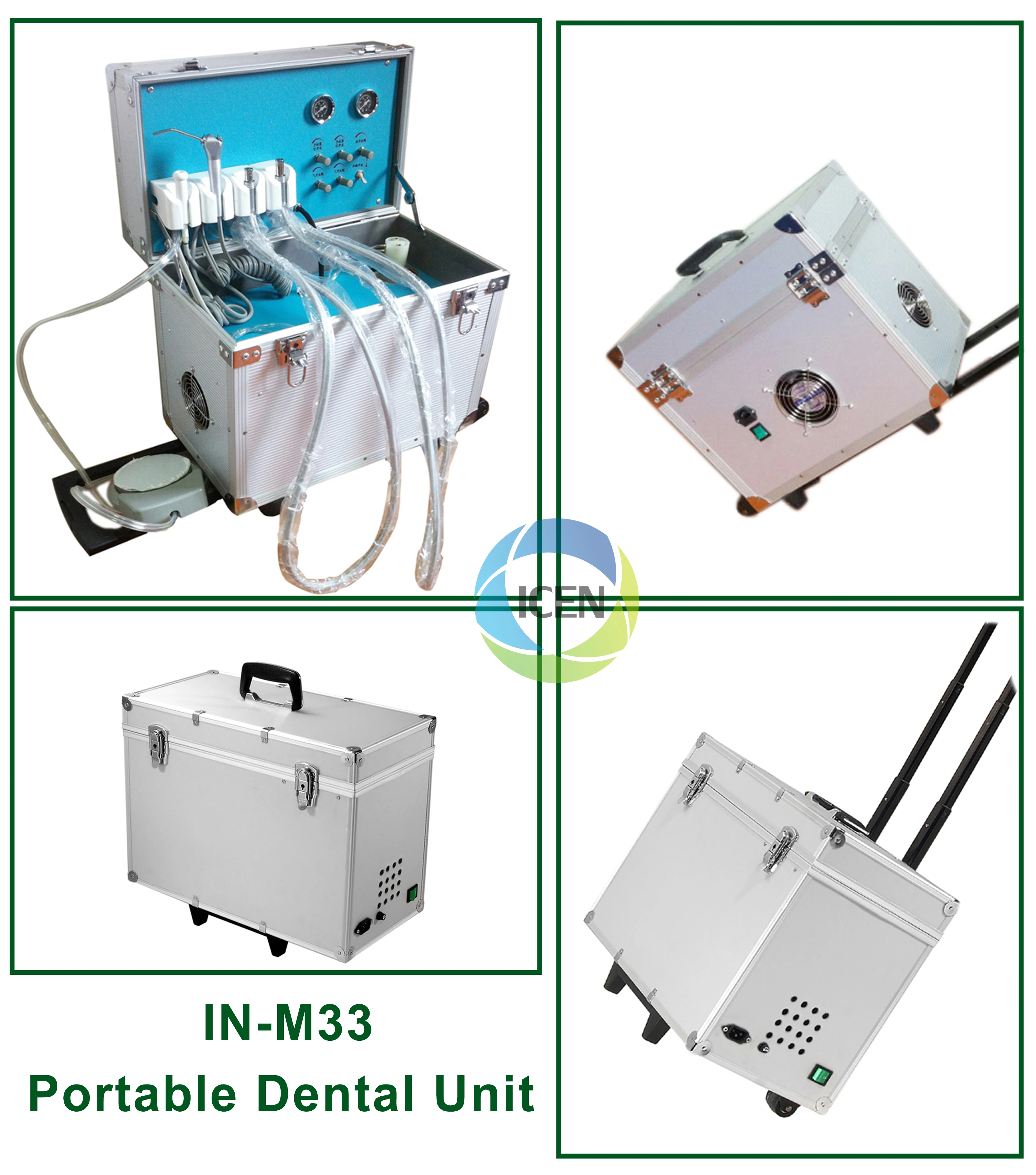 IN-M33 Mini Portable Air Compressor Dental Unit