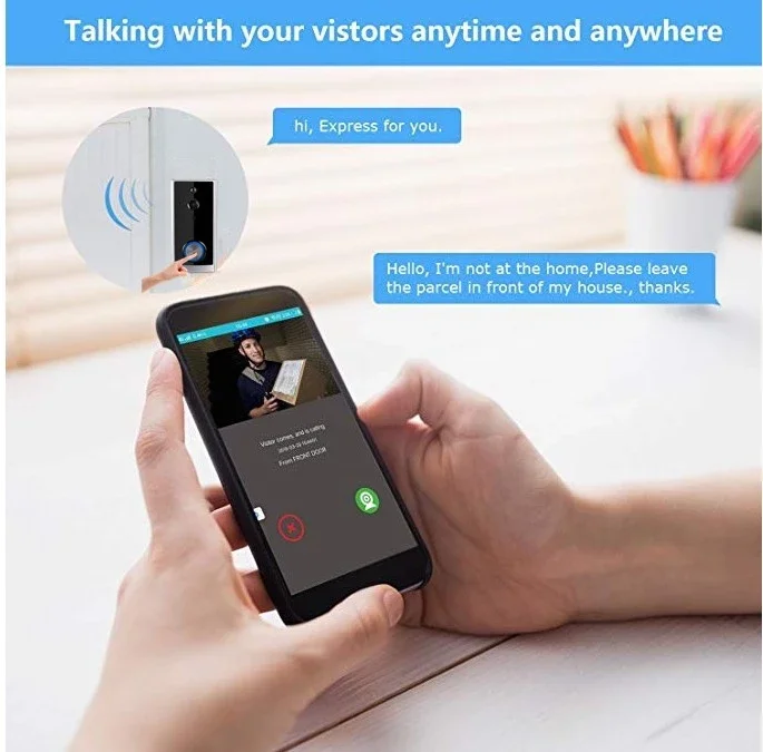 
Newest Smart Home Doorbell Wifi Door bell Wireless P2P IP Video Doorbell 