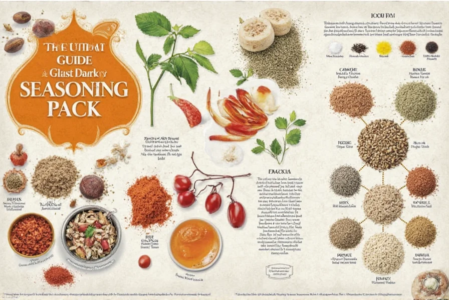 Seasoning Pack on Counter