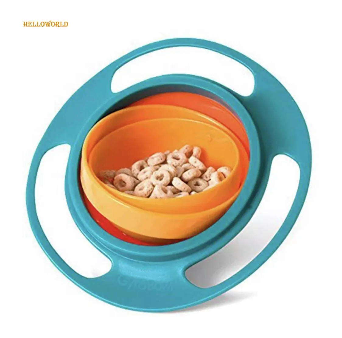 

HelloWorld multi-function Magic 360 Degree Rotation Bowl universal gyro bowl Kids Bowls