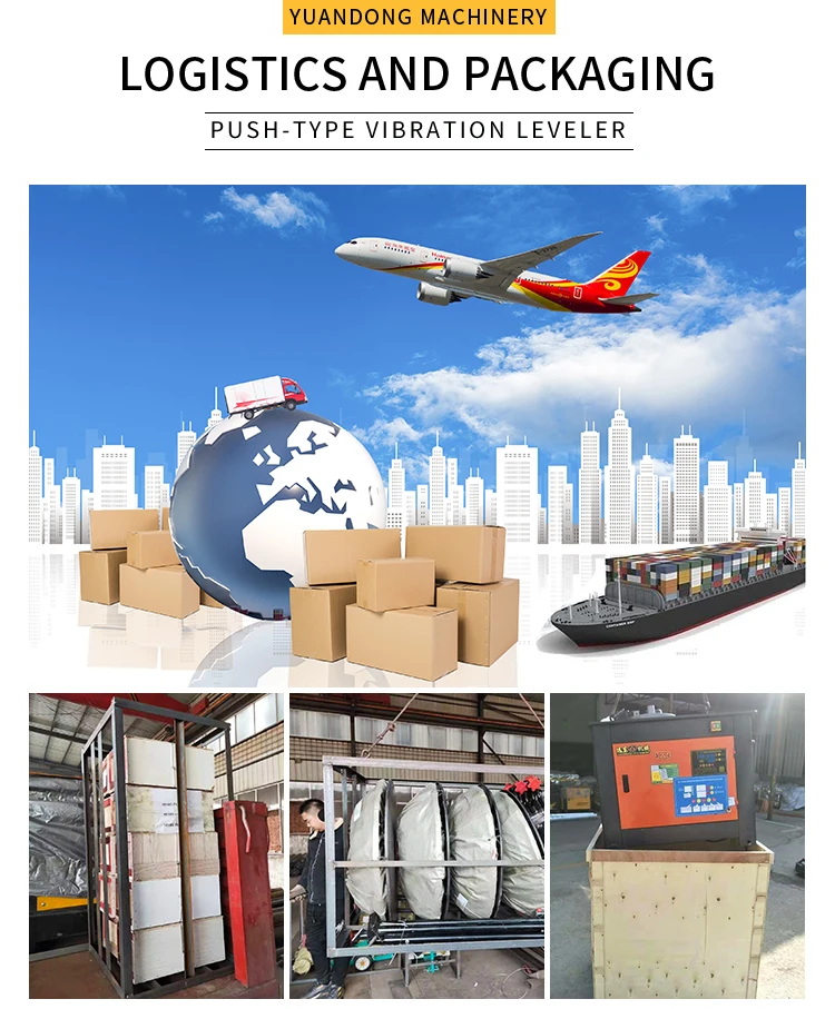 Concrete Asphalt Pavement Construction Equipment 3-roller 6-Vibrator Concrete Road Paving Machine Vibration Paver