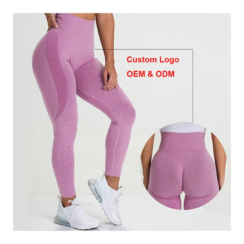 

Custom women yoga legging deporte gym wear butt lift fitness tights sports clothes tik tok high waist seamless womens yoga pants