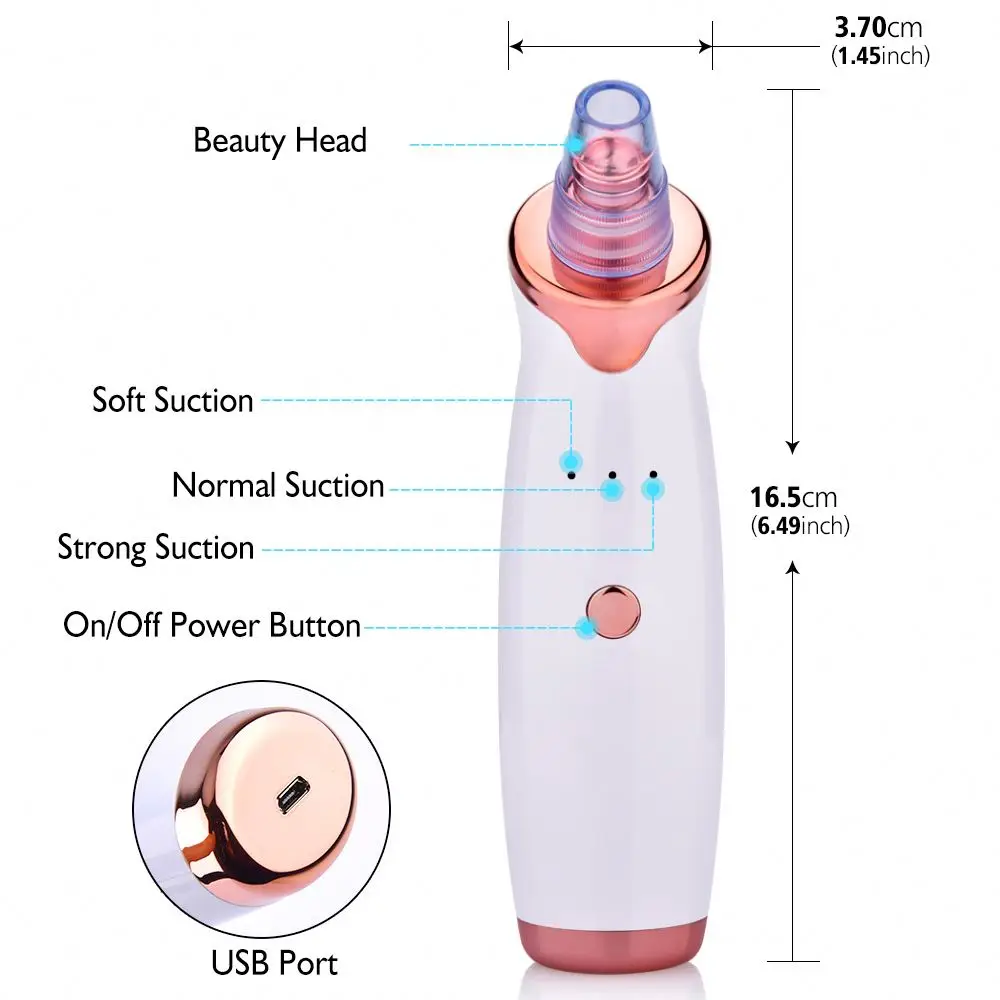 

Professional Blackhead Remover Packaging Skin Care Spoon, White
