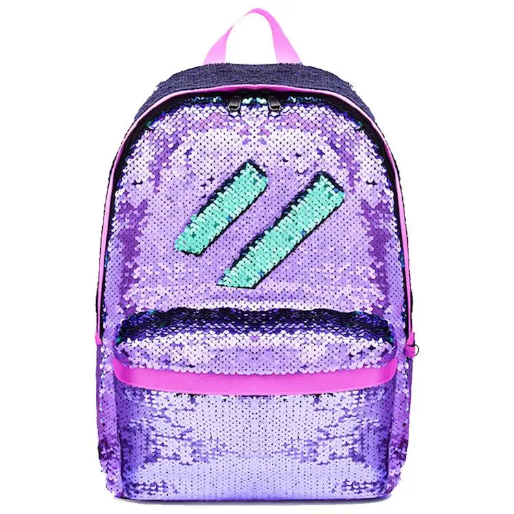 

nice flip sequin purse fashion school backpacks for women