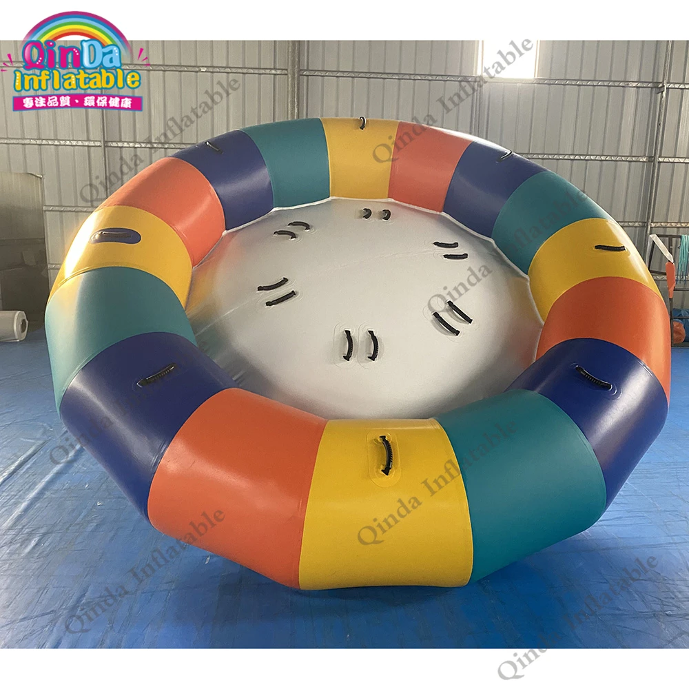 

Popular inflatable water flying saturn float water ski tube inflatable disco towable boat for water park, Customized color