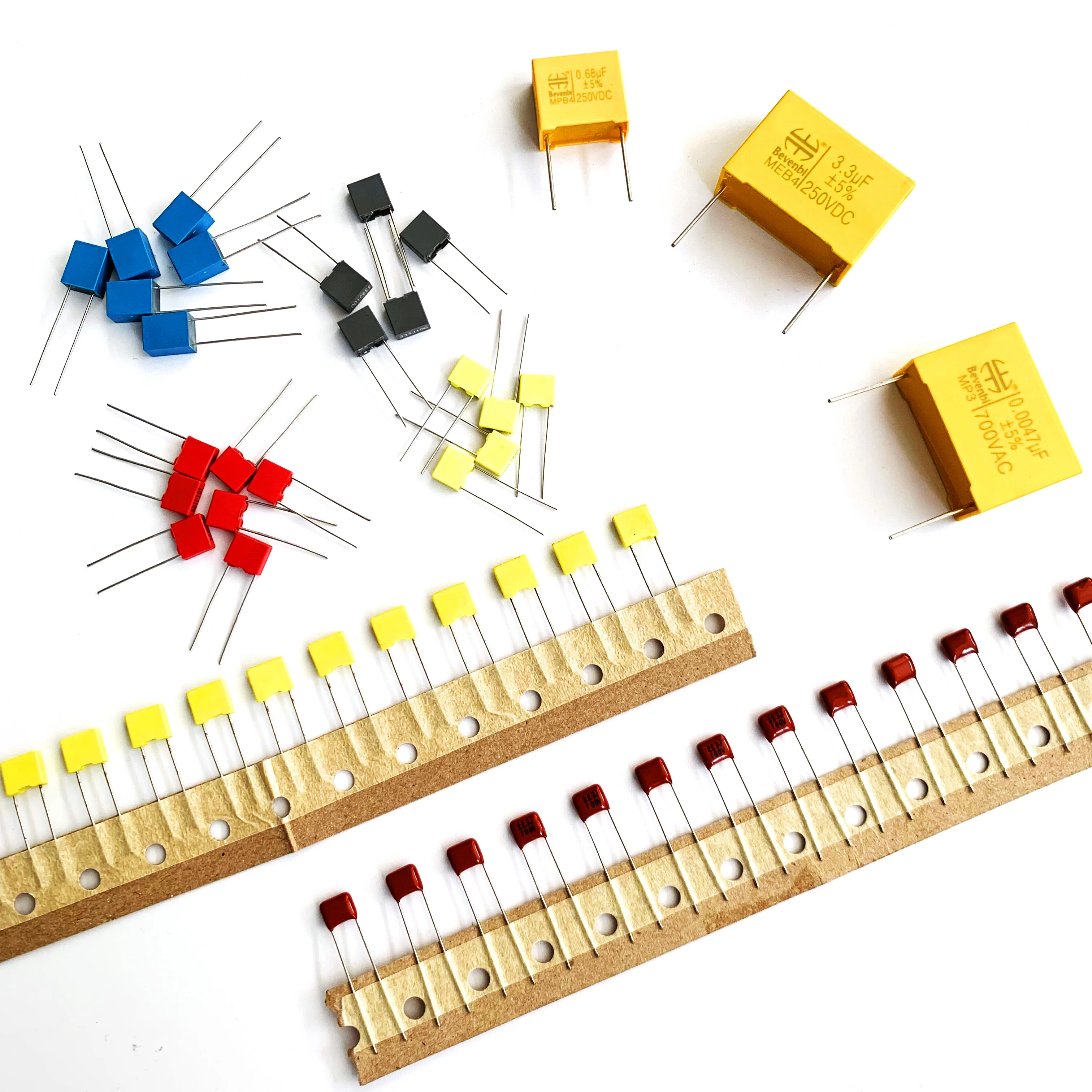 Metallized Polyester Film Capacitor 0.1uf 400v 104j Plastic Case Epoxy