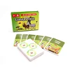 Custom Printing High Quality Paper Animal Educational Learning Study English Playing Card Game For Kids Children Baby