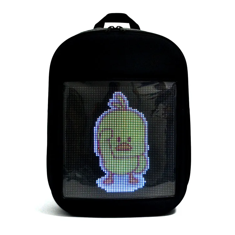 

Smart Bag Led Advertising dynamic Backpack With Display Screen,APP Control LED WIFI Turn Signal Light School Bag Backpack