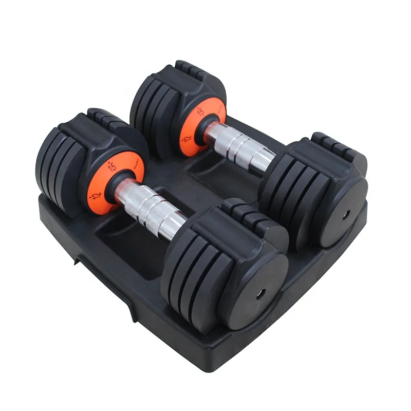 

15LB 30LB Adjustable Dumbbells Set Gym Equipment Power Training Women Adjustable Dumbbell Set Free Weight