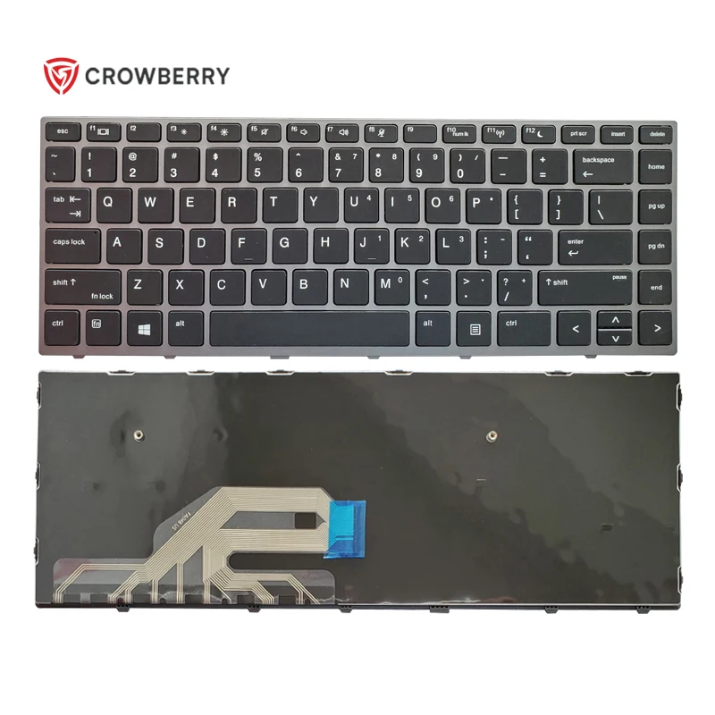

Silver & Black Laptop Keyboard For HP ProBook 440 G5 430 G5 445 G5 440 G6 Notebook Keyboard