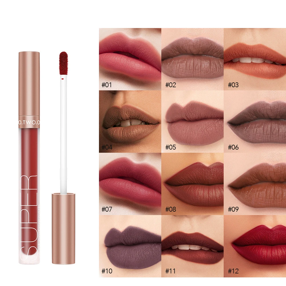 

Deery High Quality Lipstick Custom Private Label Matte labiales Waterproof Lip Gloss