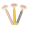 2019 best Natural Green Jade Roller Facial Massager Mini Jade Stone Face Roller for Eye and Face Anti Aging Massager