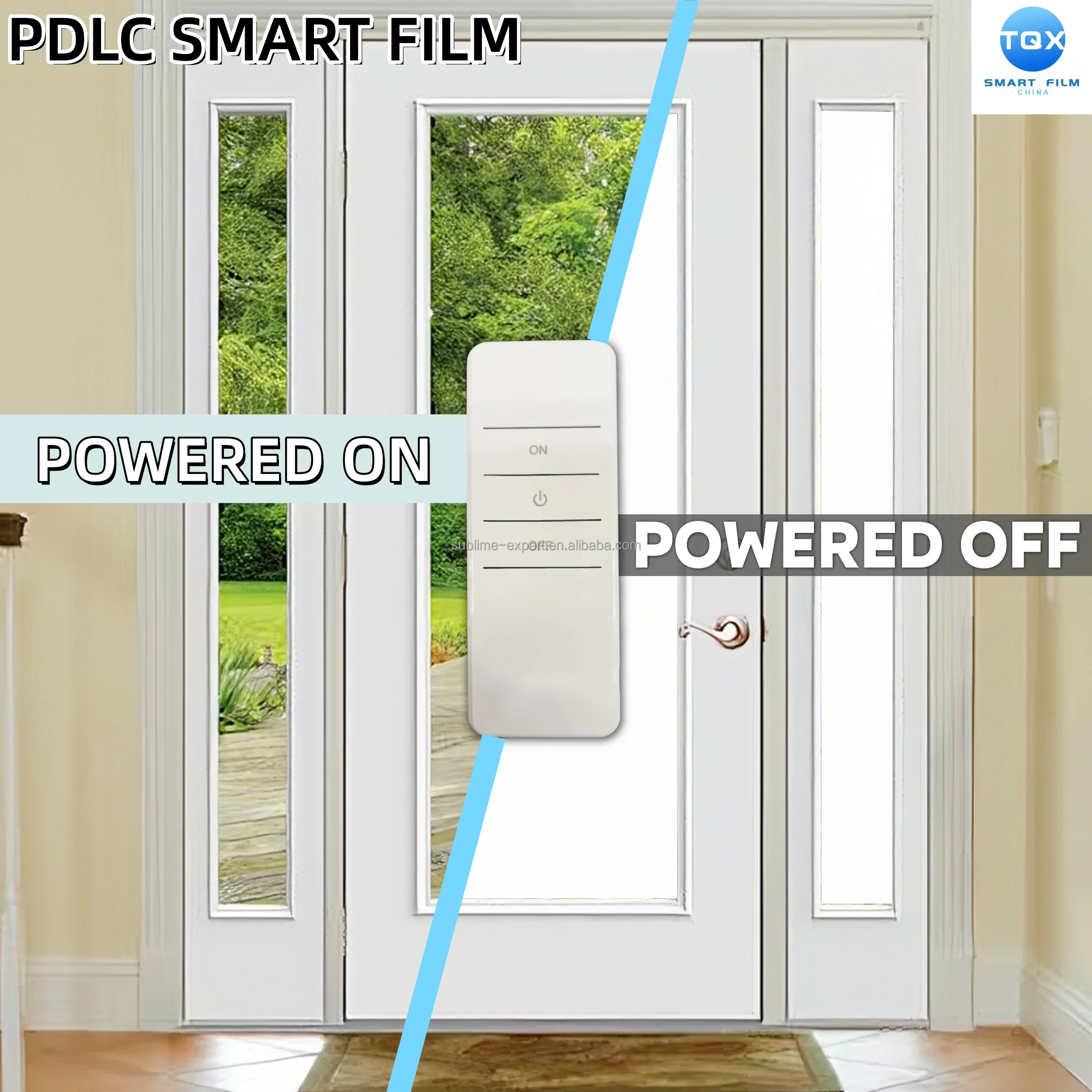 Pdlc Window Film Electric Curtain Dimming Film Smart Blind Electric Glass Tint Foil Pdlc Film in Roll Switchable Privacy Window