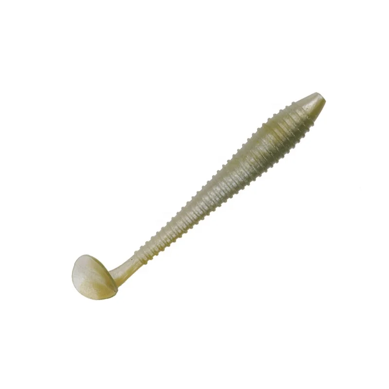 

T Tail Grub Worm Vibrotail Tioga Rubber Soft Lure Shad Fishing Lures