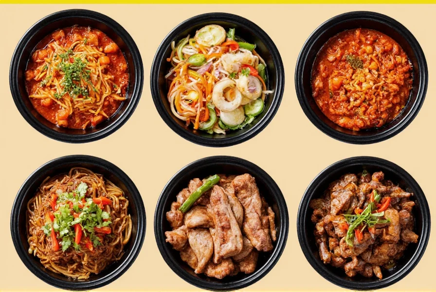 Various Korean dishes featuring gochujang including tteokbokki, bibimbap, and bulgogi