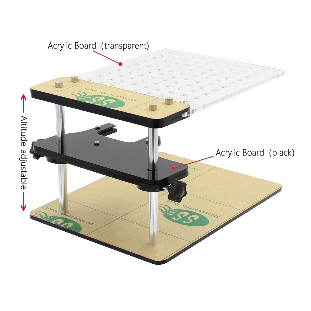 New LED BDM Frame Multi-function Car ECU Brush Writing Test Stand Support ECU Programmer Tool