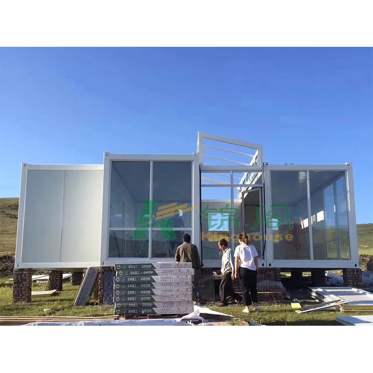 20ft 40ft Finished Prefab Office Ready Made 3 In 1 Expandable Luxury