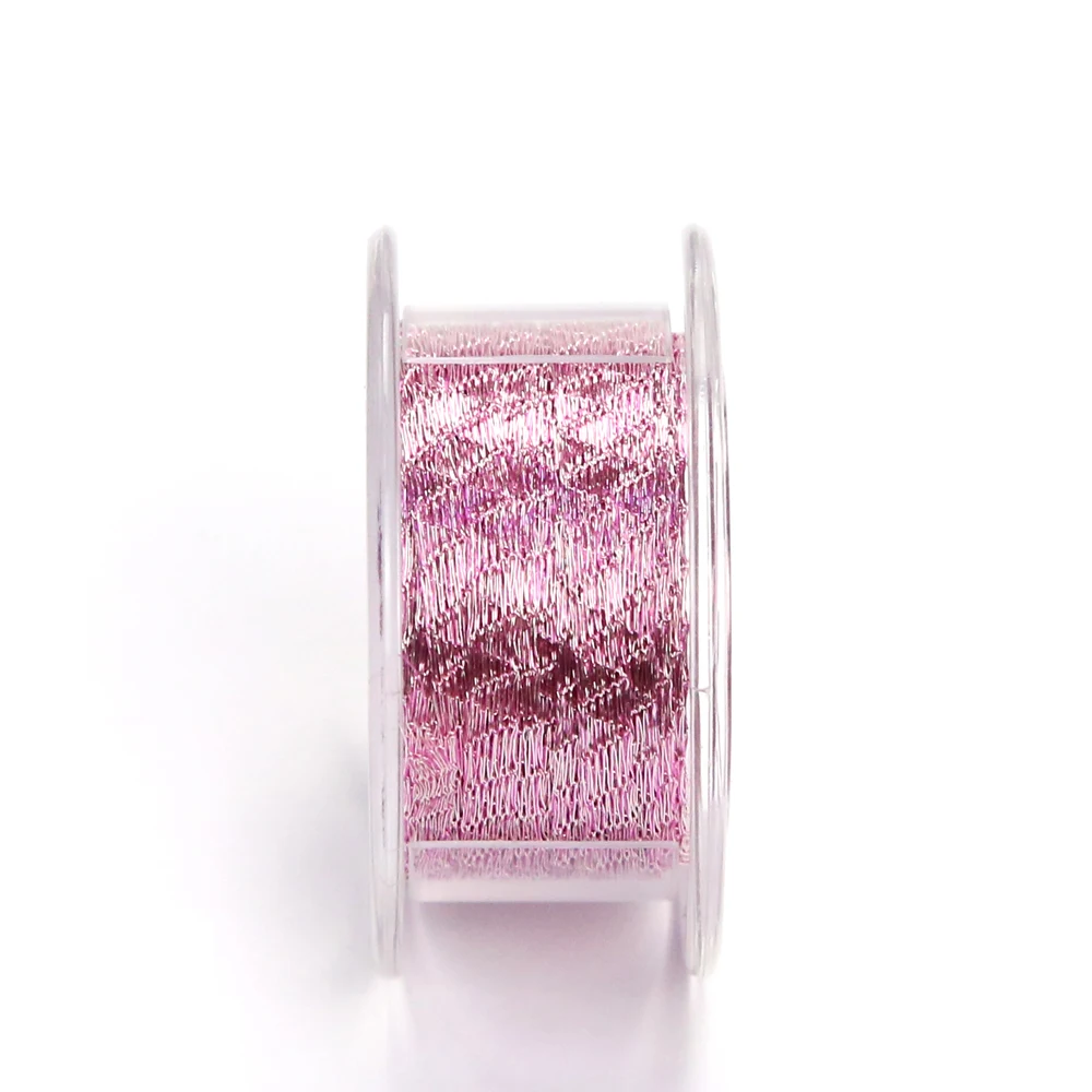 

Pink Wire Mesh Ribbon 3mm Copper Wire Lace For Jewelry Making, Colors customized