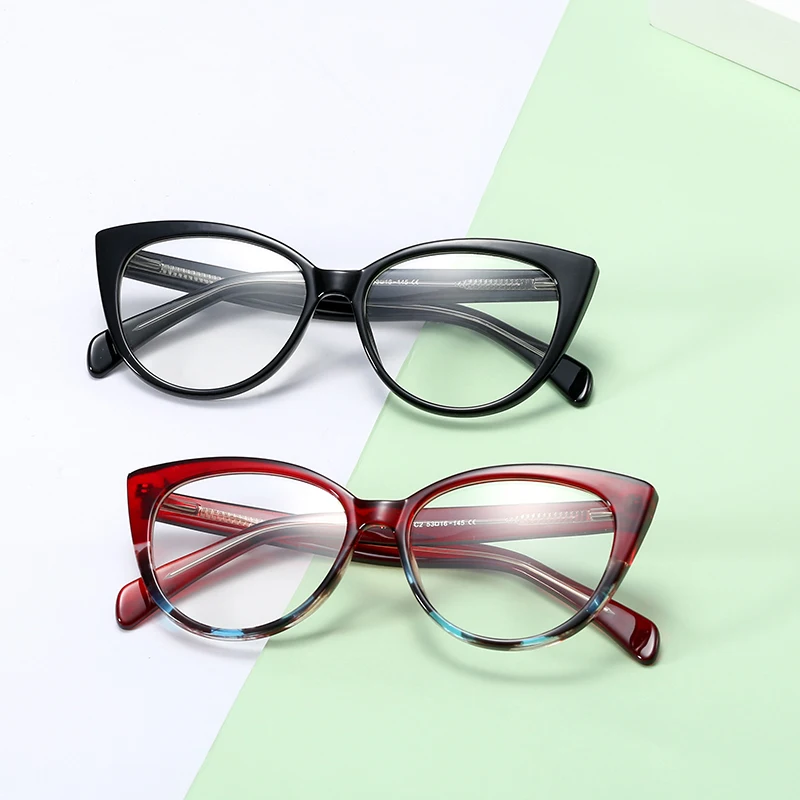 

MS 92372 Trendy Eyeglasses Newest 2022 Designer Glasses Authentic Cat Eye Glasses Frame TR90 Optical Eyewear Spring Hinge