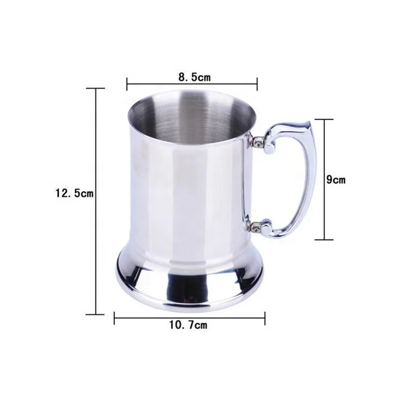 

16 ounce Double Wall Stainless Steel Cup Tankard ,beer mug, high quality