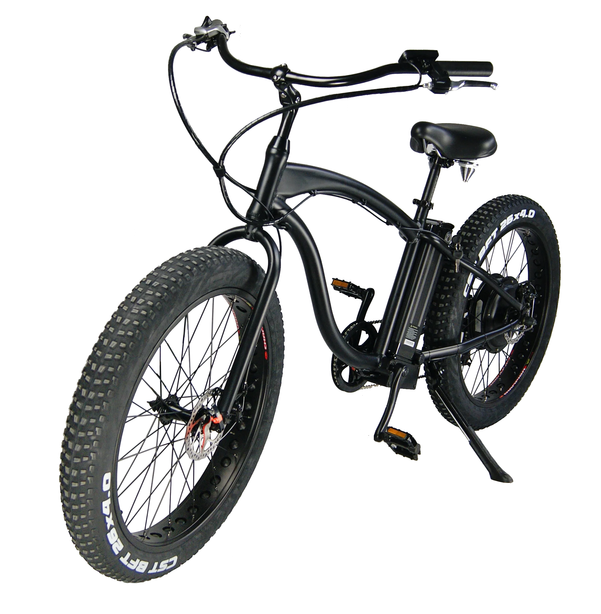 

OEM 26"*4 cheap fat tire mountain/beach/snow electric bike bicycle 350w ebike 48v e-bike for adults, Black