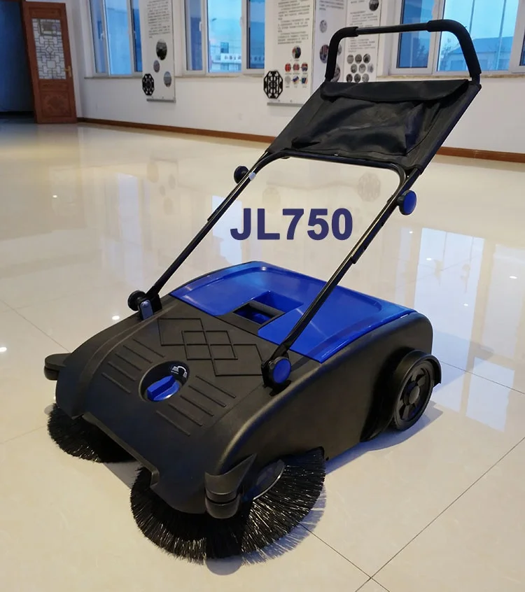 Jl750 Walkbehind Manual Push Sweeper 29" Dual Brushes Buy Hand Push