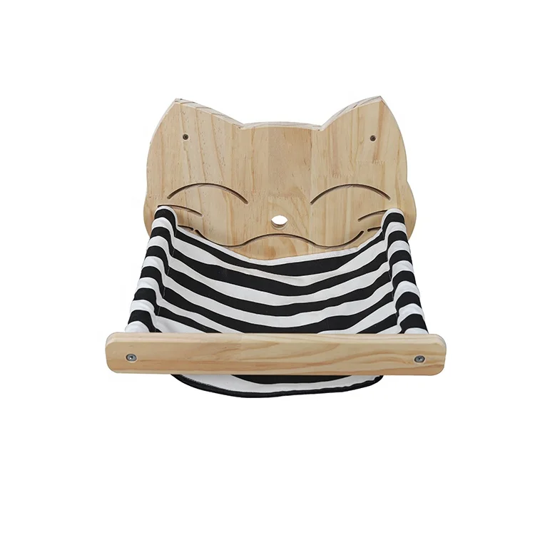 

Cat Hammock Wall Mounted Large Cats Shelf Premium Kitty Furniture for Sleeping Cat Bed