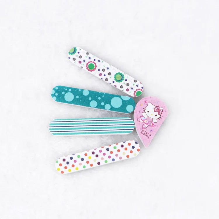 

Factory Wholesale High Quality Colorful 320 Grit Mini Nail File For Baby, As photo or customized