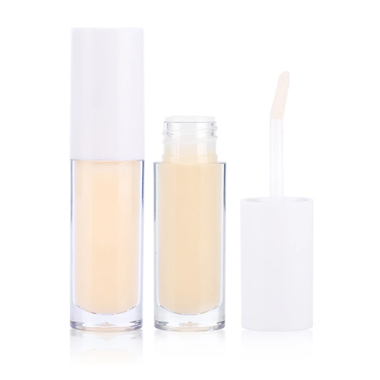 

High quality 6 colors water toot glass transparent colorless care lip gloss moisturizing lip oil, Clear/customorized