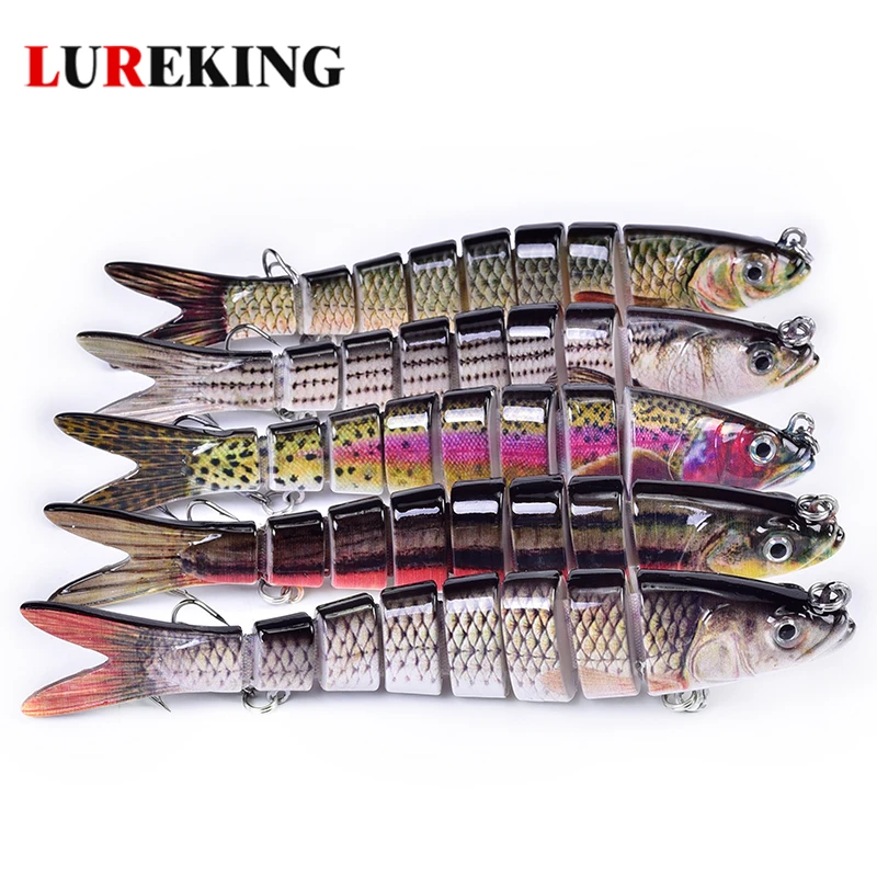 

New Artificial Plastic Multi Jointed Fishing Lure Manufacturers Section Pike Fishing Lures Swim Bait