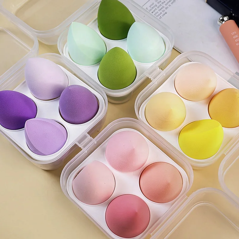 

Hot Sale Pink Color Beige Color Orange Color Makeup Sponge cosmetic egg, Customized color