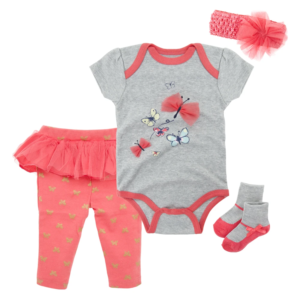 

Made in China Cotton Short Sleeve Baby Girl Boy Clothes Set