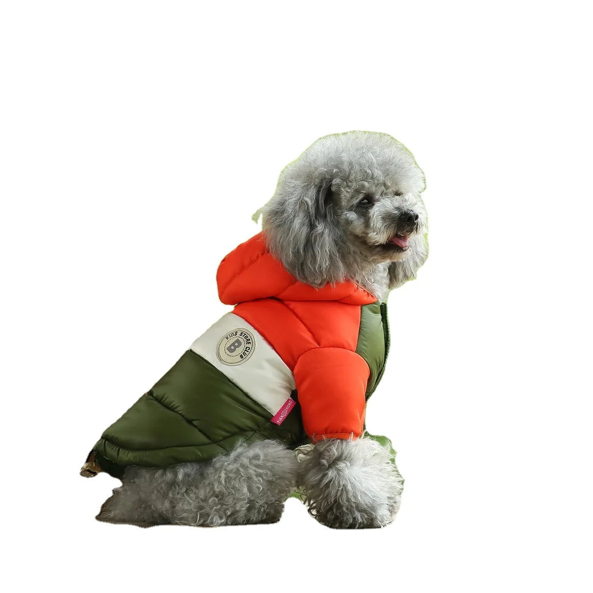 

wholesale dog down cotton Coats Pet Jackets dog waterproof vest new design warm pet clothes for dog, Pink,blue,red,gray