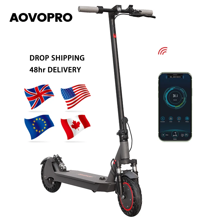 

Factory Eu Uk Warehouse Off-road Foldable E Scooter Fast Dispatch Commuting E-mobility Aovopromax Electric Scooter