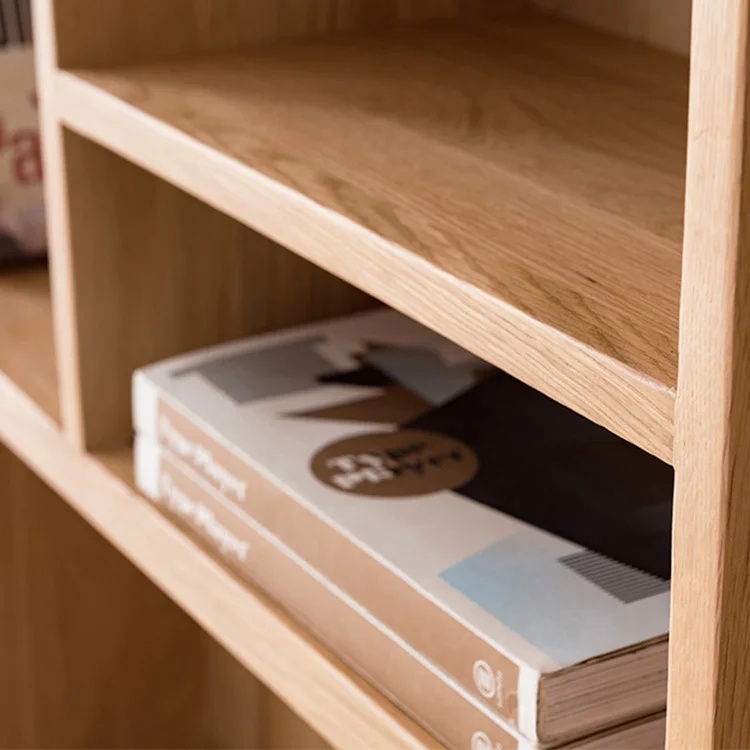 
Custom supported solid wooden home furniture study writing dsak wooden with book storage shelf home study room furniture 