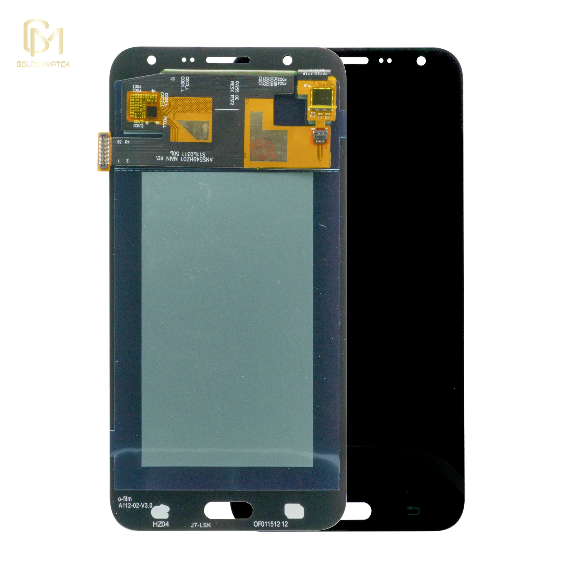 

Full Touch Screen Digitizer LCD Display Assembly For Samsung J7 J700 J700F J700M J700H, Black/ gold / blue