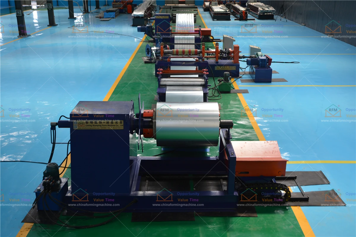 heating pipe industry steel strip Slitting Line Roll Forming Machine